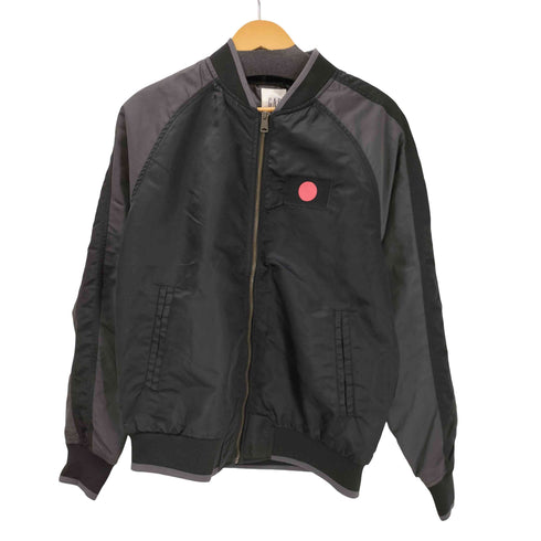 ギャップ Gap Souvenir Bomber Jacket 日本列島刺繍 スーベニア ボンバージャケット スカジャン ジップアップ ナイロン メンズ import:M