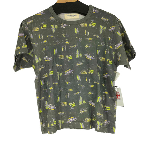 ビームスボーイ BEAMS BOY キャンプ プリント サーマル ショートスリーブ Tシャツ レディース FREE
