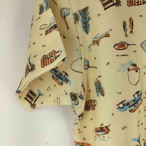 ビームスボーイ BEAMS BOY キャンプ プリント サーマル ショートスリーブ Tシャツ レディース