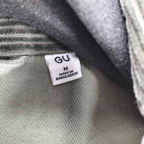 ジーユー GU 24SS ウォッシュドコットンワークジャケット メンズ JPN:M