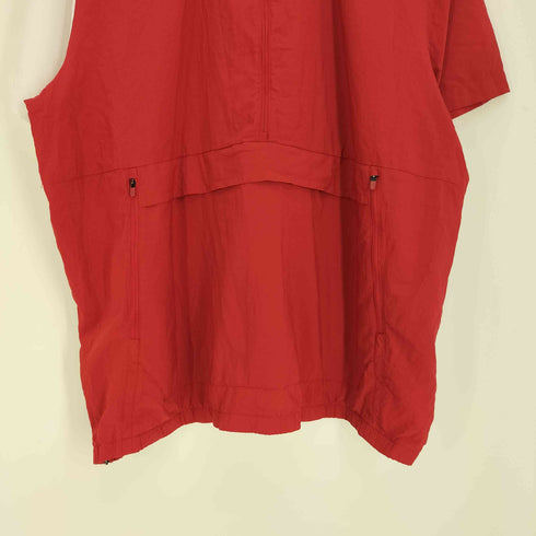 アディダス adidas サッカークラブ ロゴプリント バイカラー ハーフジップ トップ メンズ import:XL