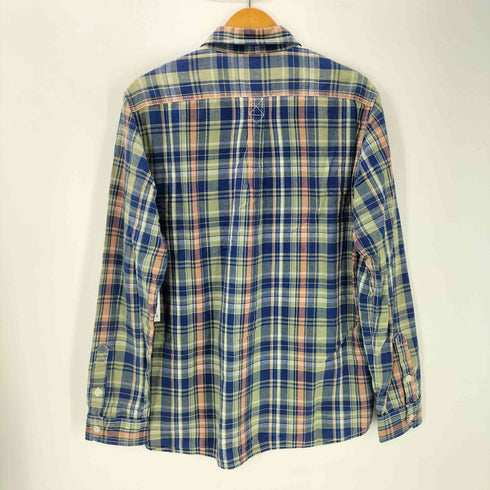 カーニーハウス KEARNEY HOUSE マルチカラー チェック L/S ワークシャツ メンズ import:L