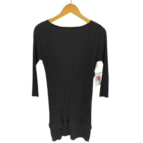 プリーツプリーズイッセイミヤケ PLEATS PLEASE ISSEY MIYAKE 13AW スリット ティアードプリーツ ワンピース レディース JPN:3