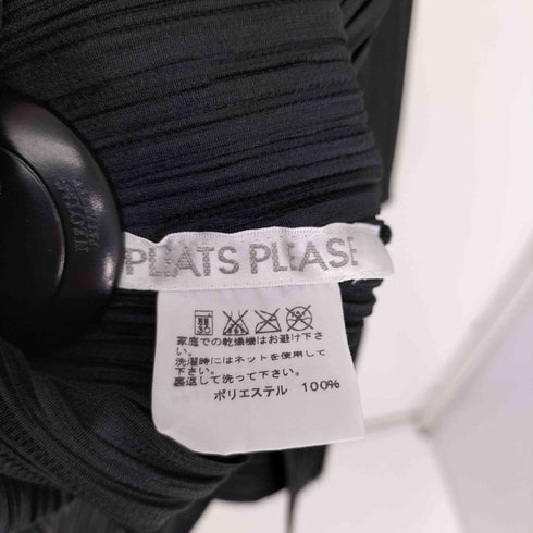 プリーツプリーズイッセイミヤケ PLEATS PLEASE ISSEY MIYAKE 13AW スリット ティアードプリーツ ワンピース レディース JPN:3