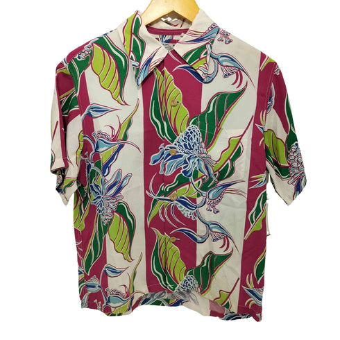 サンサーフ SUN SURF 00S S/S TORCH GINGER 開襟 オープンカラー レーヨン S/S アロハ シャツ ハワイアン シャツ メンズ import:S