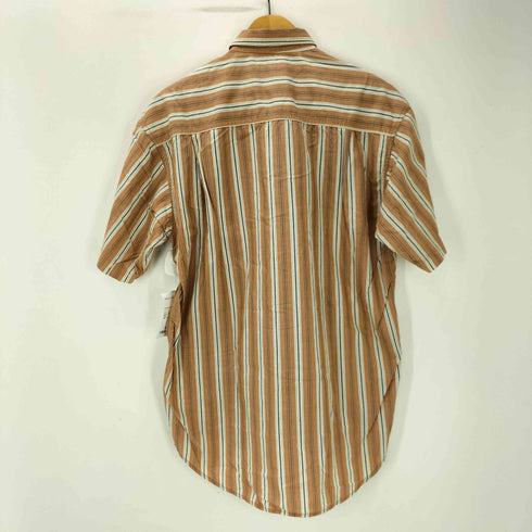 ユニクロ UNIQLO 80-90S OLD 緑タグ 初期 S/S ストライプ シャツ メンズ JPN:M