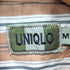 ユニクロ UNIQLO 80-90S OLD 緑タグ 初期 S/S ストライプ シャツ メンズ JPN:M
