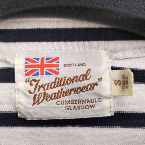トラディショナルウェザーウェア Traditional Weatherwear L/S ボートネックボーダーカットソー レディース import:S