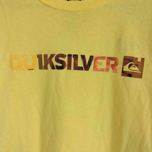 クイックシルバー Quiksilver フロントロゴ L/S Tシャツ メンズ import:M