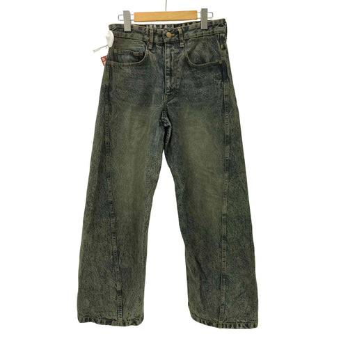 ウィム バイ リドム WYM LIDNM VINTAGE WASHED CURVED DENIM ヴィンテージ ウォッシュド カーブ デニム パンツ メンズ JPN:S