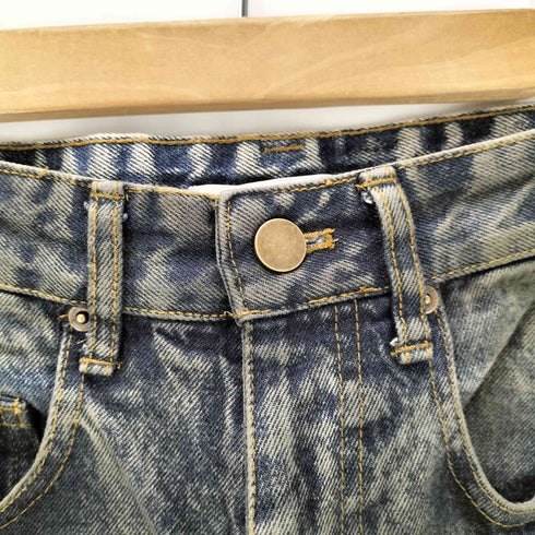 ウィム バイ リドム WYM LIDNM VINTAGE WASHED CURVED DENIM ヴィンテージ ウォッシュド カーブ デニム パンツ メンズ JPN:S