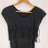 プリーツプリーズイッセイミヤケ PLEATS PLEASE ISSEY MIYAKE 12SS フリンジデザイン ノースリーブ プリーツ チュニック レディース JPN:4