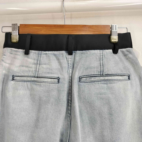 アダムエロペ Adam et Rope 24AW ドレスデニムパンツ レディース JPN:36