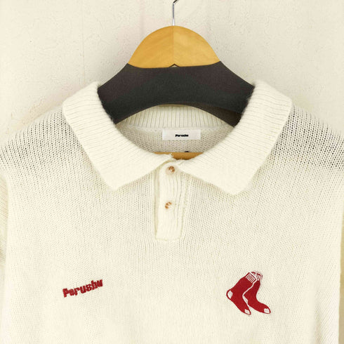 ペルーシュ Perushu MLB コラボポロニット メンズ JPN:S