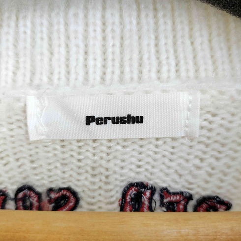 ペルーシュ Perushu MLB コラボポロニット メンズ JPN:S