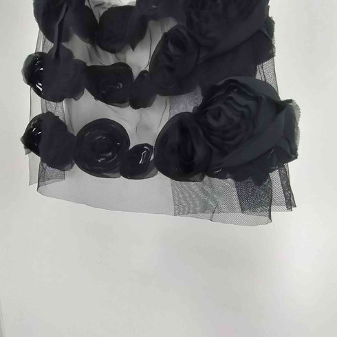 ミー イッセイミヤケ me ISSEY MIYAKE 薔薇 デザイン シースルー ストール レディース