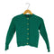 ラルフローレン RALPH LAUREN 80s 金ボタン ケーブルニットカーディガン レディース 140
