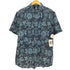 レインスプーナー Reyn Spooner 90s 水着タグ TAILORED FIT リバース プリント ボタンダウン 半袖シャツ メンズ import:M