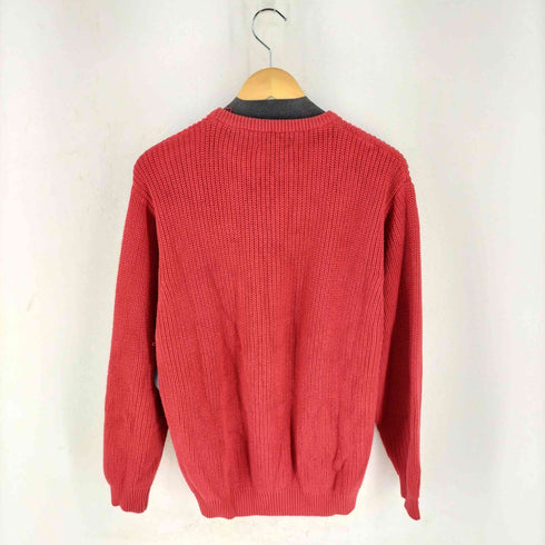 ランズエンド LANDS END 90s USA製 コットン ニット メンズ