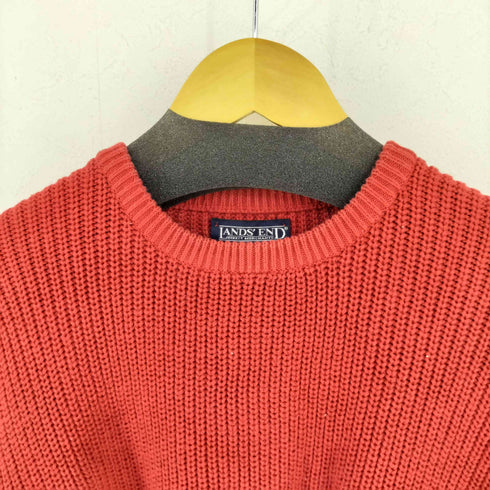ランズエンド LANDS END 90s USA製 コットン ニット メンズ