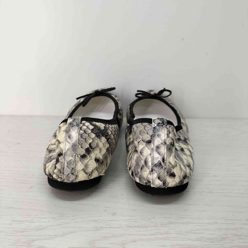 kurun TOKYO Pauline -PythonPrint ポーリーヌ パイソンプリント バレエシューズ レディース 24 1/2
