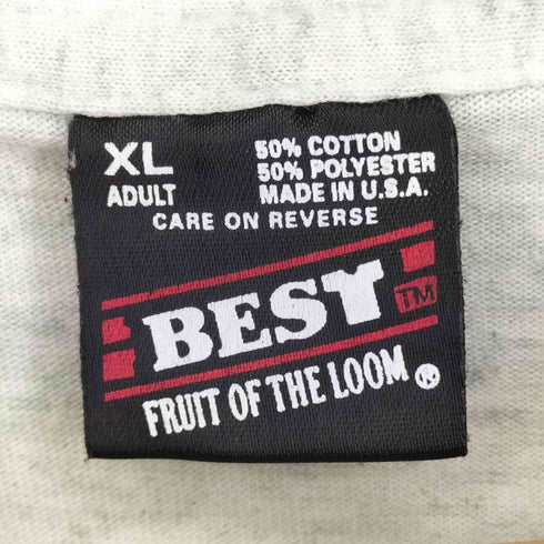 フルーツオブザルーム FRUIT OF THE LOOM S/S プリントTシャツ メンズ XL