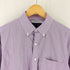 ラルフローレンパープルレーベル RALPH LAUREN PURPLE LABEL イタリア製 ギンガムチェック コットン ボタンダウンシャツ メンズ import:M