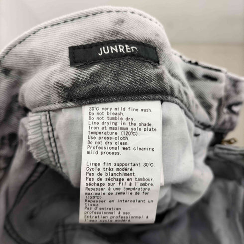 ジュンレッド JUNRed ブリーチワイドデニムパンツ メンズ JPN:S