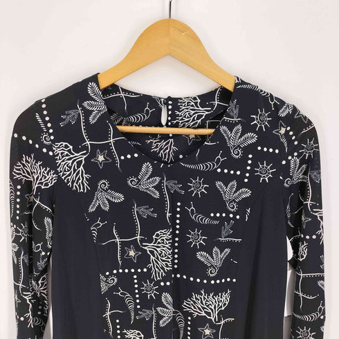 ヒロココシノ HIROKO KOSHINO 総柄 L/S チュニック レディース JPN:38