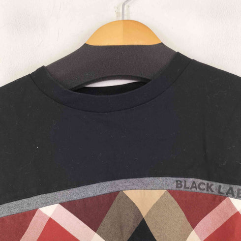 ブラックレーベルクレストブリッジ BLACK LABEL CRESTBRIDGE フロントチェック切り替え S/S Tシャツ メンズ JPN:M