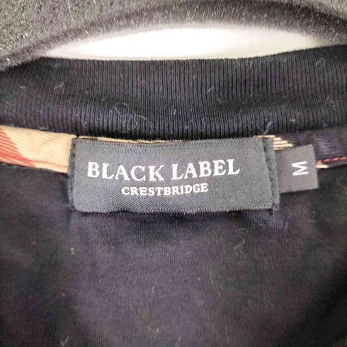 ブラックレーベルクレストブリッジ BLACK LABEL CRESTBRIDGE フロントチェック切り替え S/S Tシャツ メンズ JPN:M