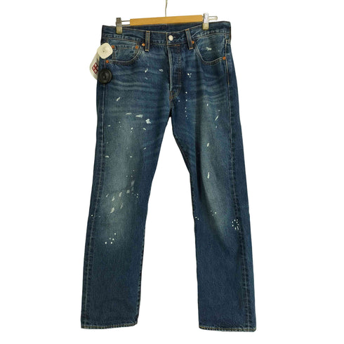 リーバイス Levis 別注 PREMIUM 501ペイント加工デニムパンツ メンズ W32 L30