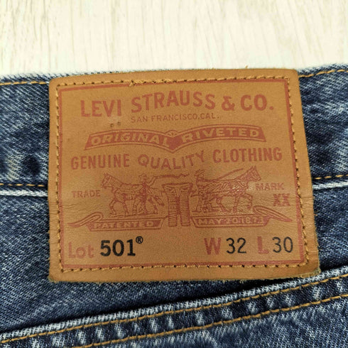 リーバイス Levis 別注 PREMIUM 501ペイント加工デニムパンツ メンズ W32 L30