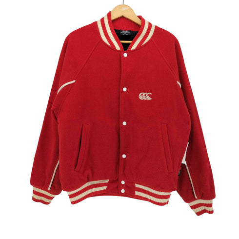 カンタベリー CANTERBURY 90S 日本製 ロゴ刺繍 ボア スタジアムジャンパー メンズ チェスト72-80