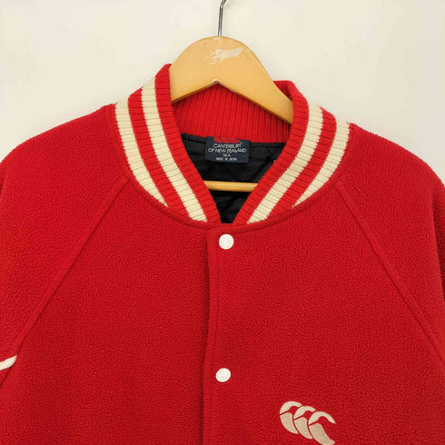 カンタベリー CANTERBURY 90S 日本製 ロゴ刺繍 ボア スタジアムジャンパー メンズ チェスト72-80