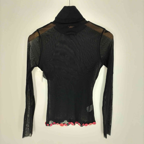 ジページェバイジャンポールゴルチエ JPG by GAULTIER ボタンデザイン タートルネック シアー トップ レディース EUR:40
