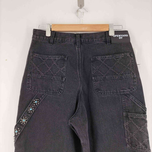 オーワイ OY TURQUOISE STUD CARPENTER PANTS メンズ JPN:0