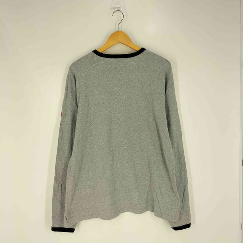 チャンピオン Champion 00S USA 袖プリント クルーネックTシャツ メンズ import:L
