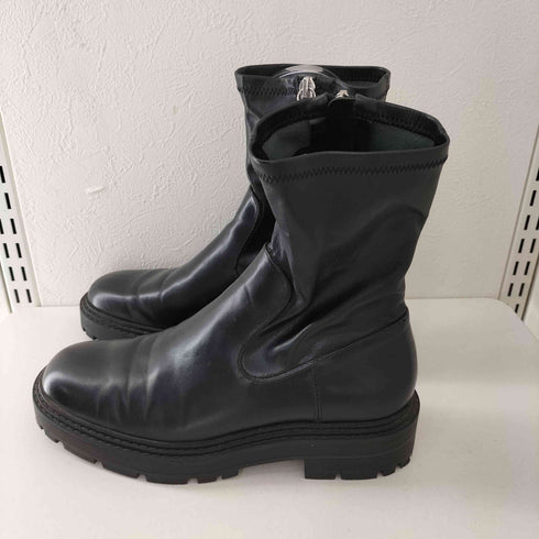 ザラ ZARA サイドジップショートブーツ レディース 38