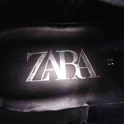 ザラ ZARA サイドジップショートブーツ レディース 38