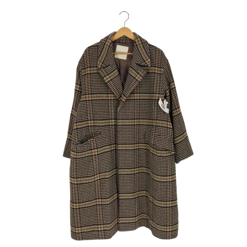 フリークスストア FREAKS STORE 尾州 BISHU ウールチェックオーバーコート メンズ JPN:M