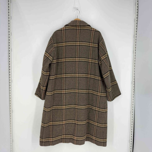 フリークスストア FREAKS STORE 尾州 BISHU ウールチェックオーバーコート メンズ JPN:M