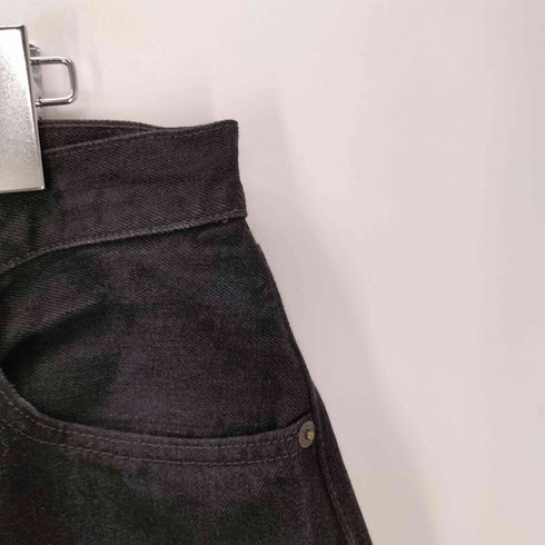 シオタ CIOTA 25SS STRAIGHT 5 POCKET PANTS Black ブラック スビンコットン 13.5oz ストレートジーンズ メンズ  JP 32