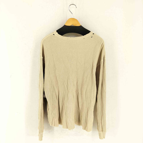 アンユーズド UNUSED DAMAGE THERMAL ダメージ サーマル ロングスリーブTシャツ メンズ JPN:2