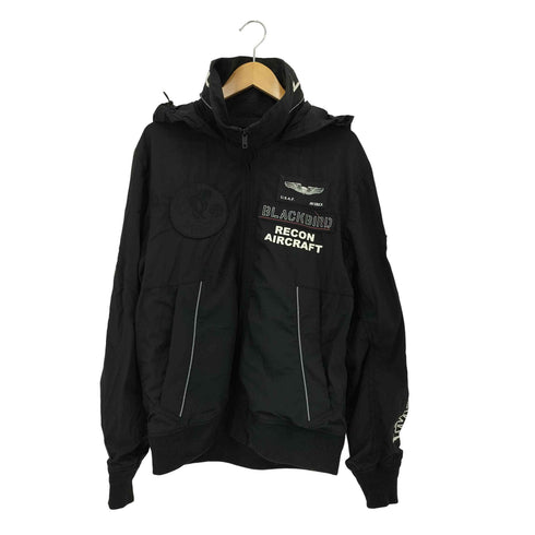 アヴィレックス AVIREX BLACKBIRD STAND ZIP JKT ブラックバード スタンドジップ ジャケット メンズ import:L