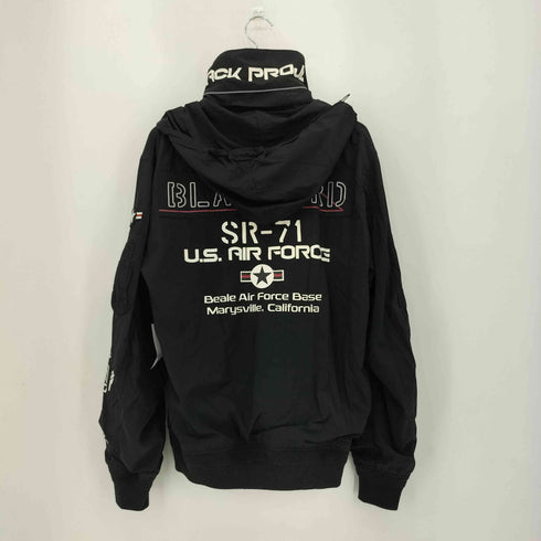 アヴィレックス AVIREX BLACKBIRD STAND ZIP JKT ブラックバード スタンドジップ ジャケット メンズ import:L