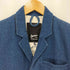 デンハム DENHAM COLLUSION LONDON CLOTH COMPANY 藍染 比翼 チェスターコート メンズ import:XS
