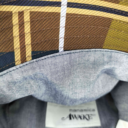 ナナミカ nanamica ALPHADRY Bucket Hat Brown X Purple メンズ 59