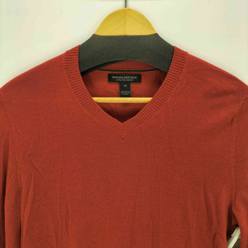 バナナリパブリック BANANA REPUBLIC EXTRA FINE MERINO vネックニット メンズ import:M