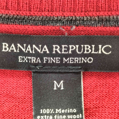 バナナリパブリック BANANA REPUBLIC EXTRA FINE MERINO vネックニット メンズ import:M